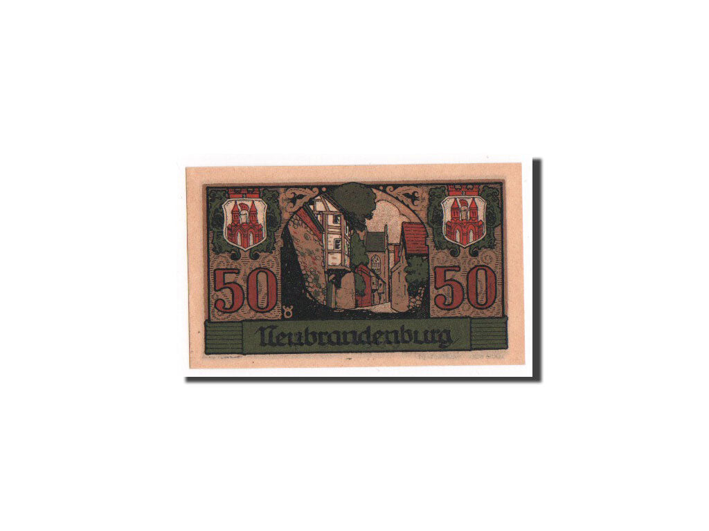 Banknote, Germany, Neubrandenburg Stadt, 50 Pfennig, 1921, UNC(65-70)