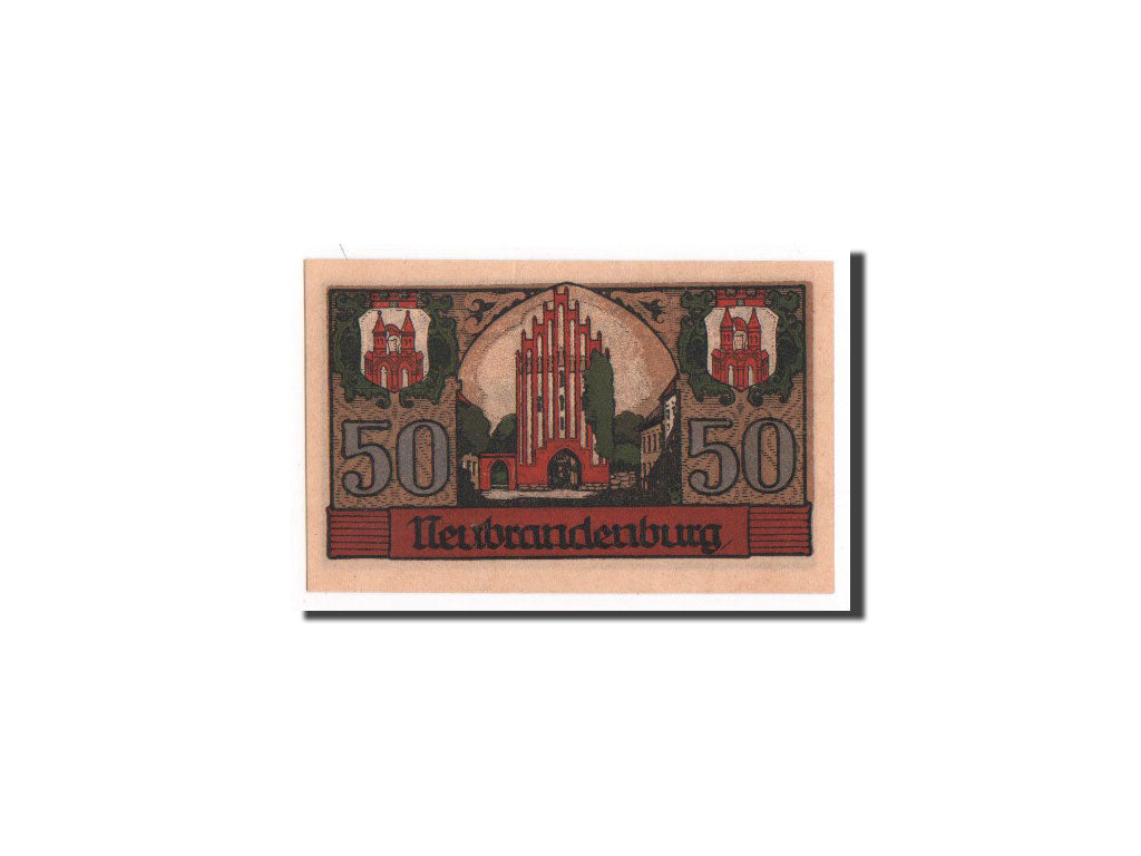 Banknote, Germany, Neubrandenburg Stadt, 50 Pfennig, 1921, UNC(65-70)