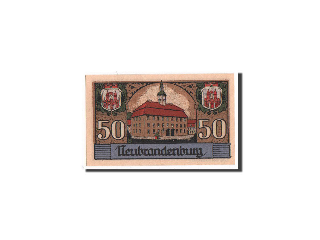 Banknote, Germany, Neubrandenburg Stadt, 50 Pfennig, 1921, UNC(65-70)
