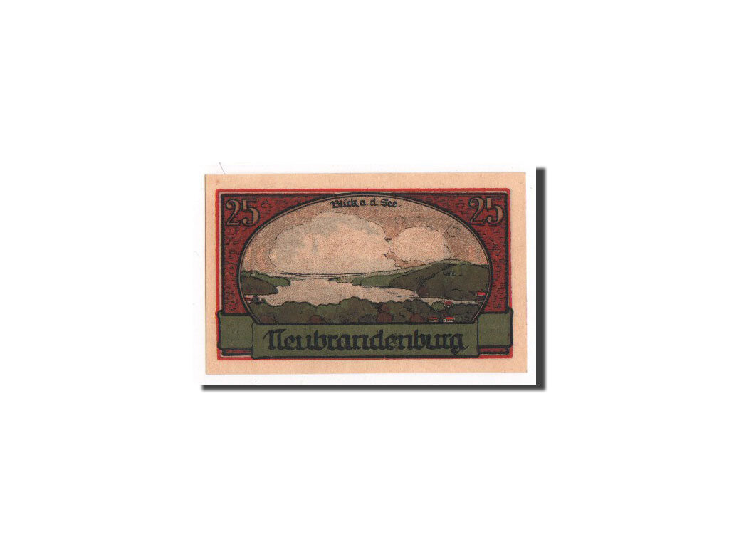 Banknote, Germany, Neubrandenburg Stadt, 25 Pfennig, 1921, UNC(65-70)