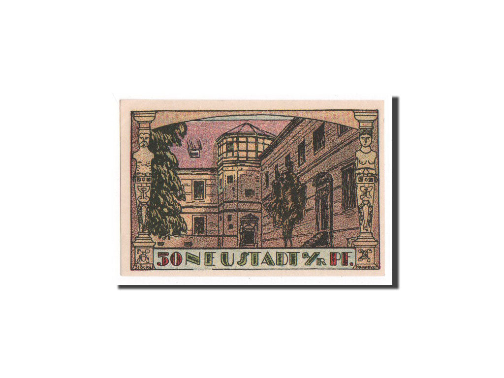 Billet, Allemagne, Neustadt Am Rubenberge Stadt, 50 Pfennig, 1921, NEUF
