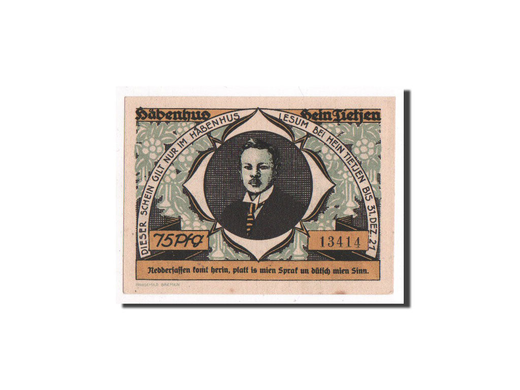 Banknote, Germany, Hannover, 75 Pfennig, UNC(65-70), Mehl:795.1a