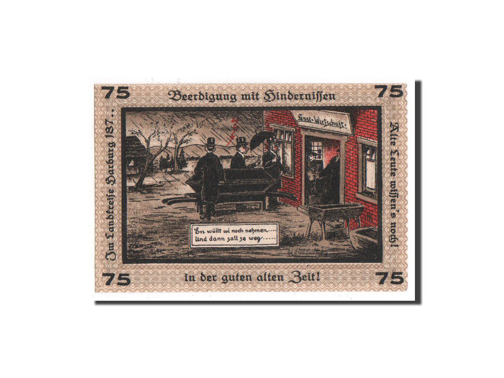 Banknote, Germany, Neugraben Hausbruch, 75 Pfennig, 1921, UNC(65-70)