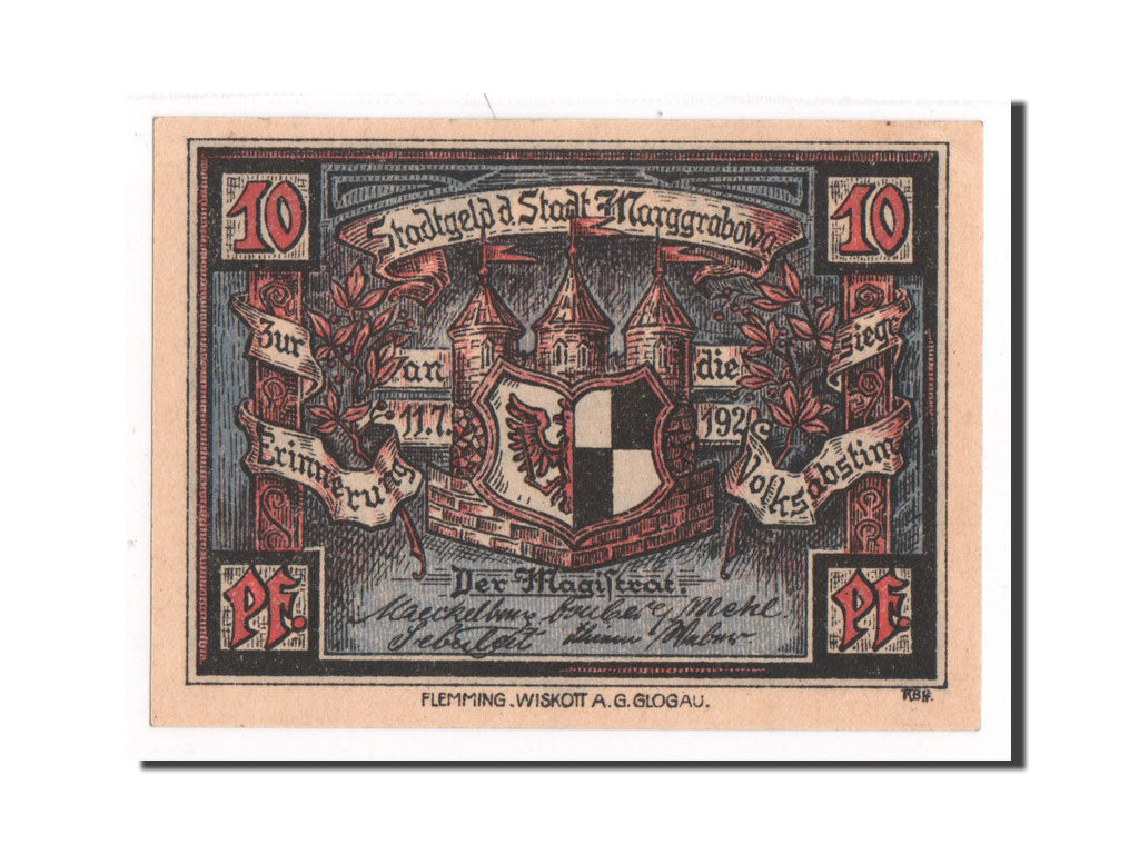 Banknote, Germany, Ostpreußen, 10 Pfennig, UNC(65-70), Mehl:868.1
