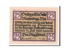 Banconote, Germania, 25 Pfennig, FDS