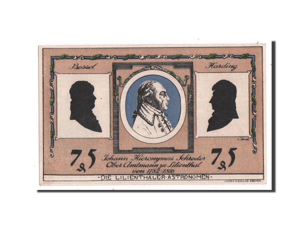 Banknote, Germany, Liegnitz Stadt, 75 Pfennig, 1921, UNC(65-70), Mehl:802.12