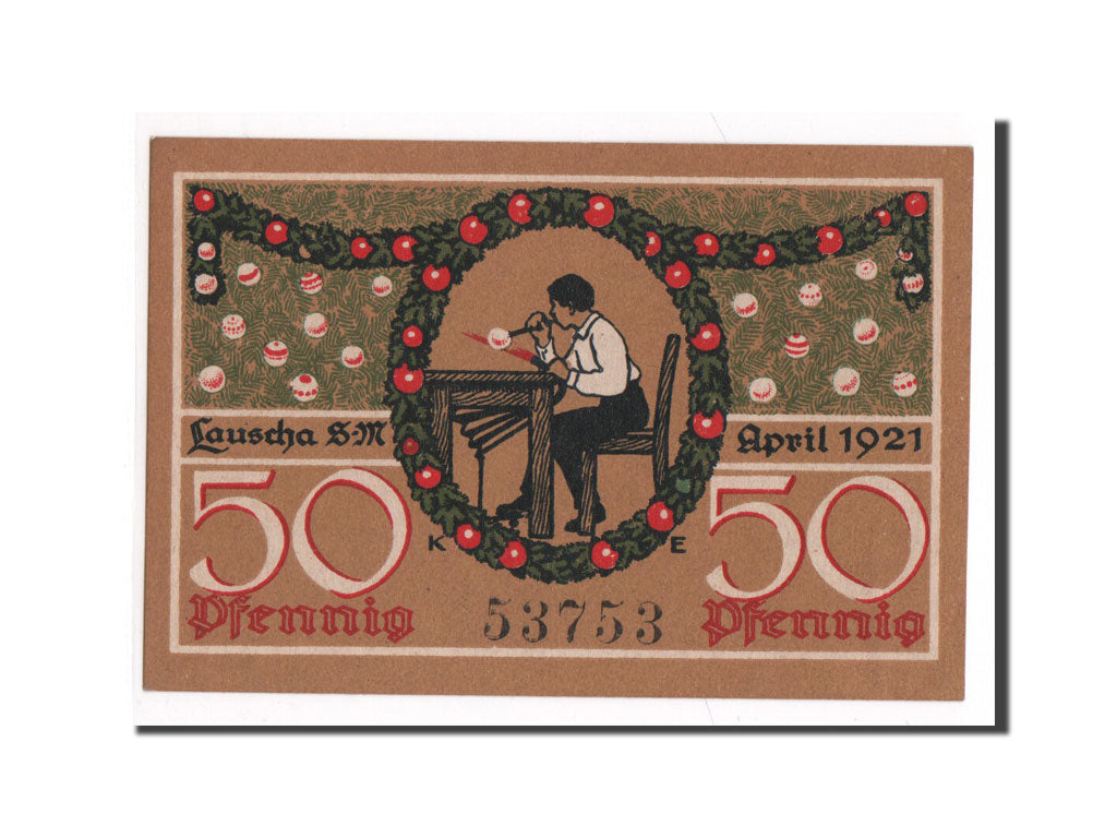 Germany, Lauscha Gemeinde, 50 Pfennig, 1921, 1921-04-01, UNC(65-70), 53753,...