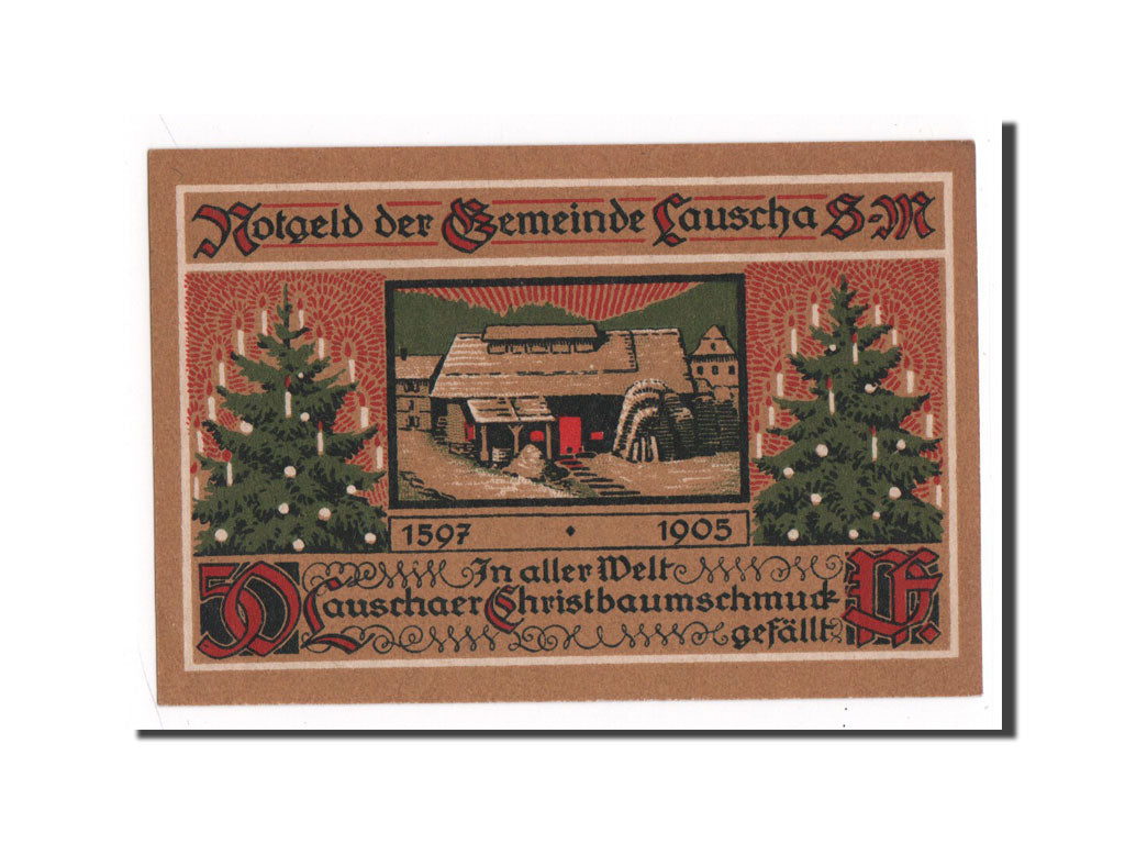 Germany, Lauscha Gemeinde, 50 Pfennig, 1921, 1921-04-01, UNC(65-70), 53753,...