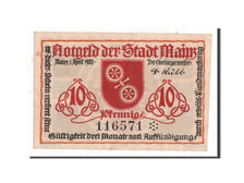 Banknote, Germany, Mainz Stadt, 10 Pfennig, 1921, UNC(65-70), Mehl:860.2