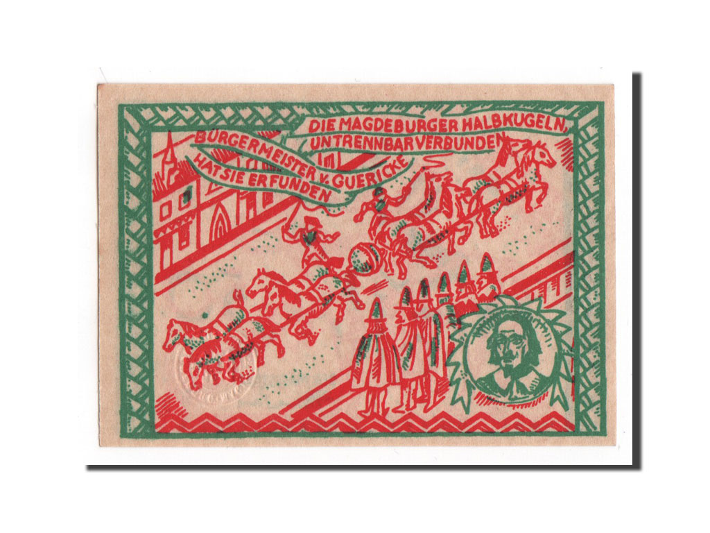 Banknote, Germany, Magdeburg Stadt, 50 Pfennig, 1921, UNC(65-70), Mehl:857.1