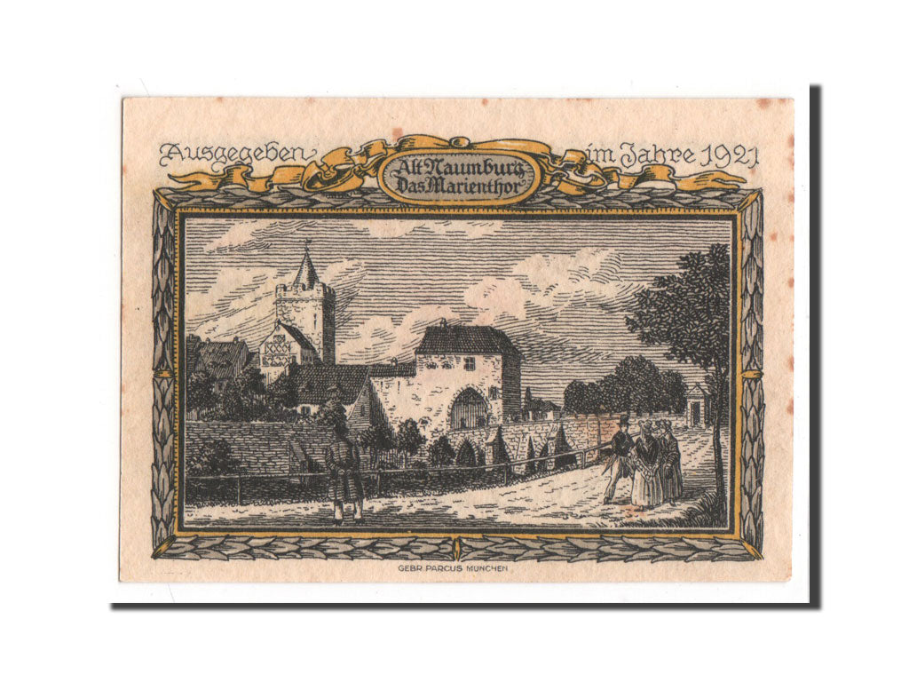 Banknote, Germany, Naumburg a.S. Stadt, 75 Pfennig, 1921, UNC(64), Mehl:928.7