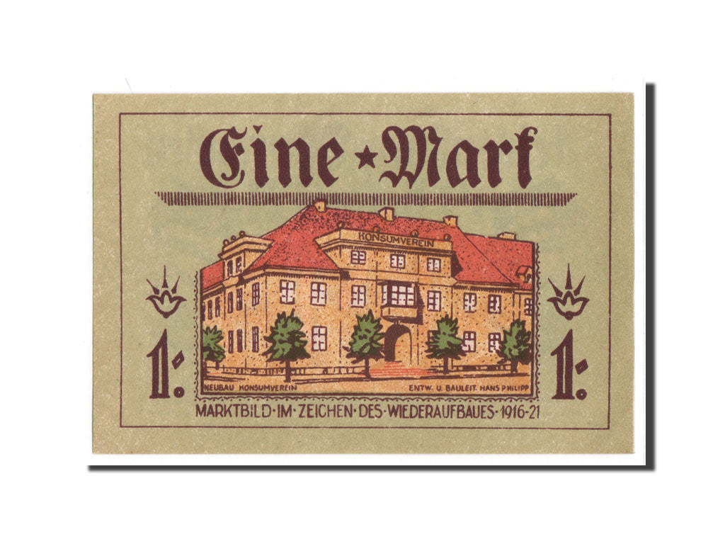 Billet, Allemagne, Neidenburg Stadt, 1 Mark, 1921, 1921-11-01, NEUF, Mehl:932.3