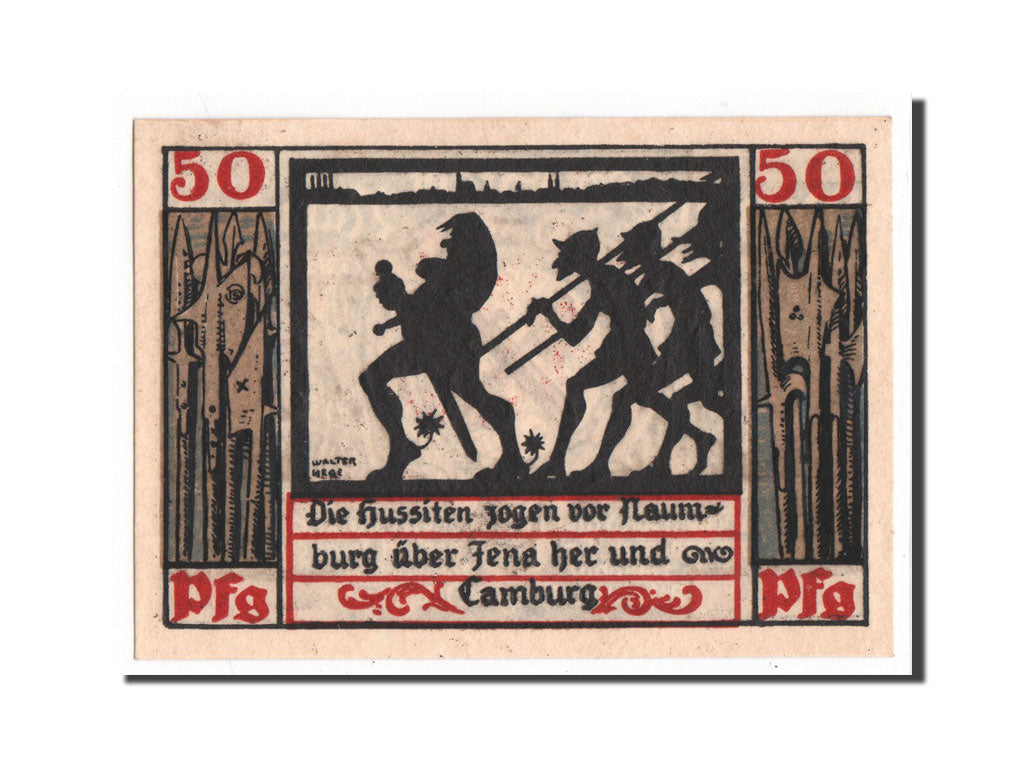 Banknote, Germany, Naumburg a.S. Stadt, 50 Pfennig, 1920, UNC(65-70)