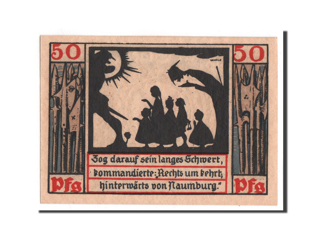 Banknote, Germany, Naumburg a.S. Stadt, 50 Pfennig, 1920, UNC(65-70)