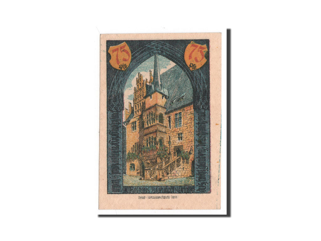 Banknote, Germany, Neustadt a.d Orla Stadt, 75 Pfennig, 1921, UNC(64)