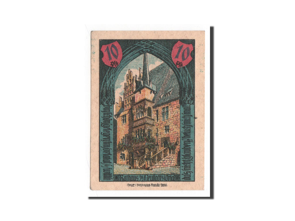 Banknote, Germany, Neustadt a.d Orla Stadt, 10 Pfennig, 1921, UNC(64)