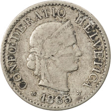 Monnaie, Suisse, 5 Rappen, 1885, Bern, TB+, Copper-nickel, KM:26