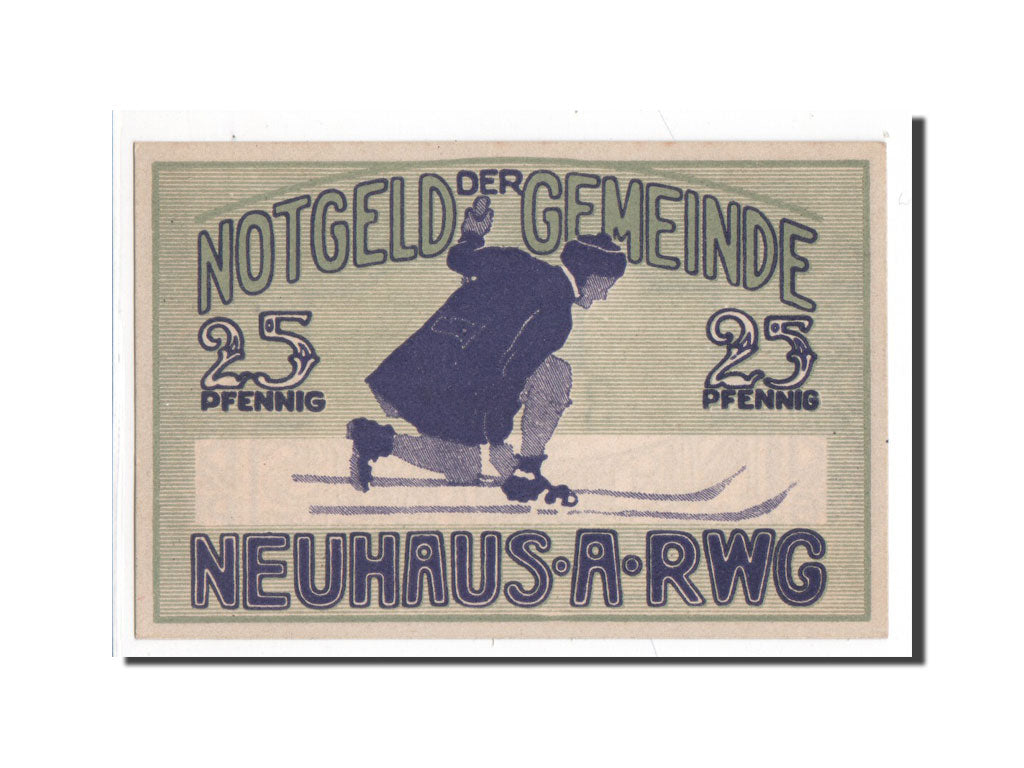 Banknote, Germany, Neuhaus am Rennweg Gemeinde, 25 Pfennig, 1921, UNC(65-70)