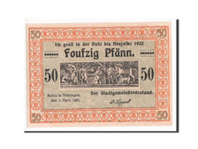 Banknote, Germany, Ruhla Stadte, 50 Pfennig, 1921, UNC(65-70), Mehl:1153.1