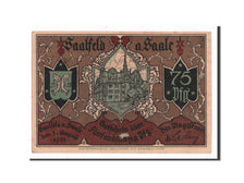 Geldschein, Deutschland, Saalfeld, 75 Pfennig, 1921, UNZ, Mehl:1155.5
