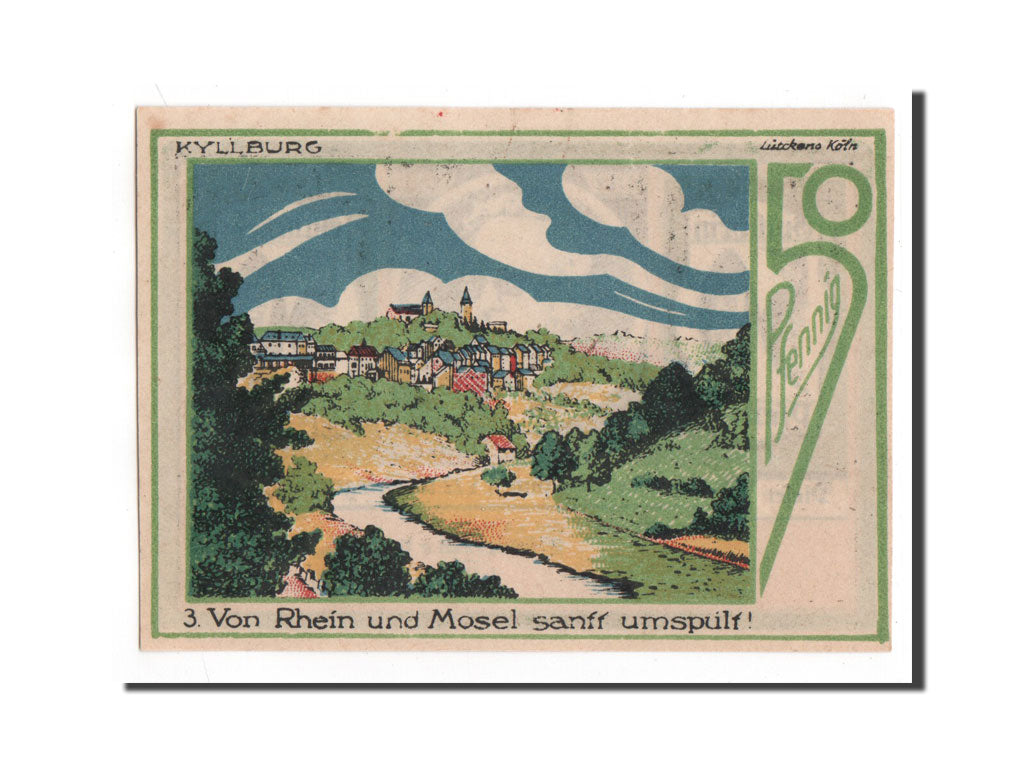Billet, Allemagne, Speicher Rheinland, 50 Pfennig, 1921, NEUF, Mehl:1248.1