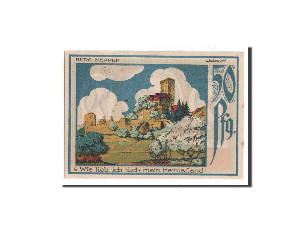 Banconote, Germania, Speicher Rheinland, 50 Pfennig, 1921, SPL+, Mehl:1248.1