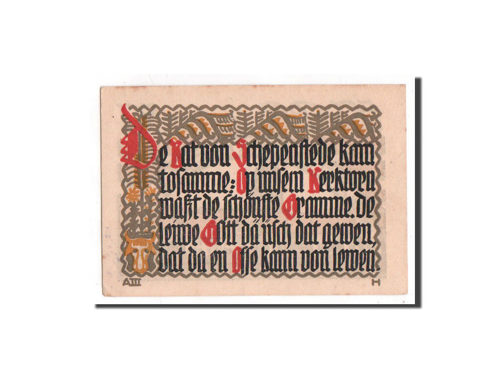 Banknote, Germany, Schoppenstedt, 50 Pfennig, UNC(65-70), Mehl:1199.1a