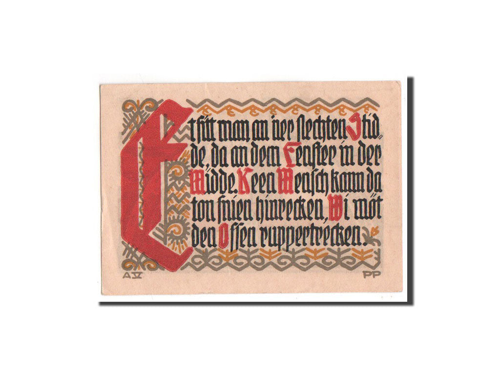 Banknote, Germany, Schoppenstedt, 50 Pfennig, UNC(65-70), Mehl:1199.1a