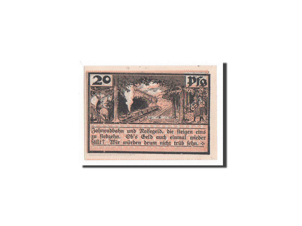 Germany, Schmiedfeld Gemeinde, 20 Pfennig, UNC(65-70), Mehl #1187.3