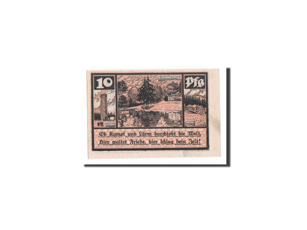 Germany, Schmiedfeld Gemeinde, 10 Pfennig, UNC(65-70), Mehl #1187.3