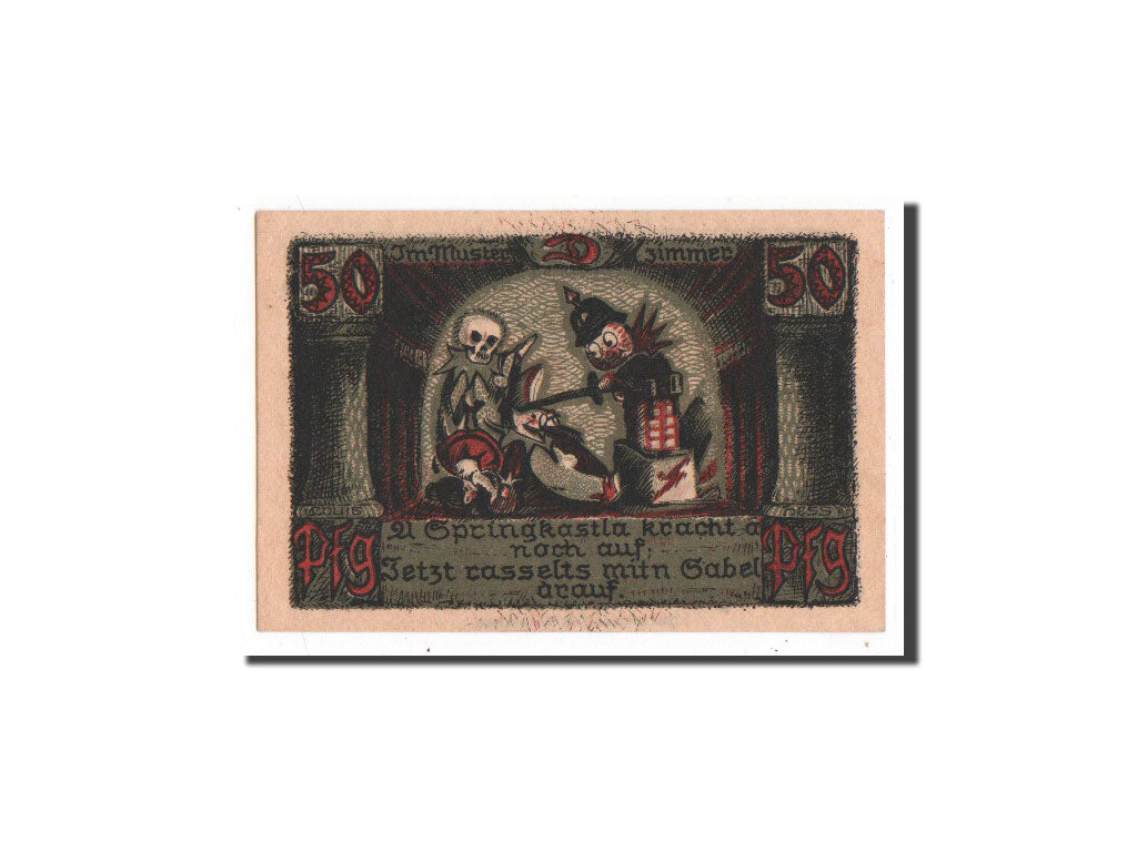 Banconote, Germania, Sonneberg, 50 Pfennig, FDS, Mehl:1244.2