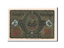 Banknote, Germany, Schleusingen Stadt, 75 Pfennig, UNC(65-70), Mehl:1181.1a