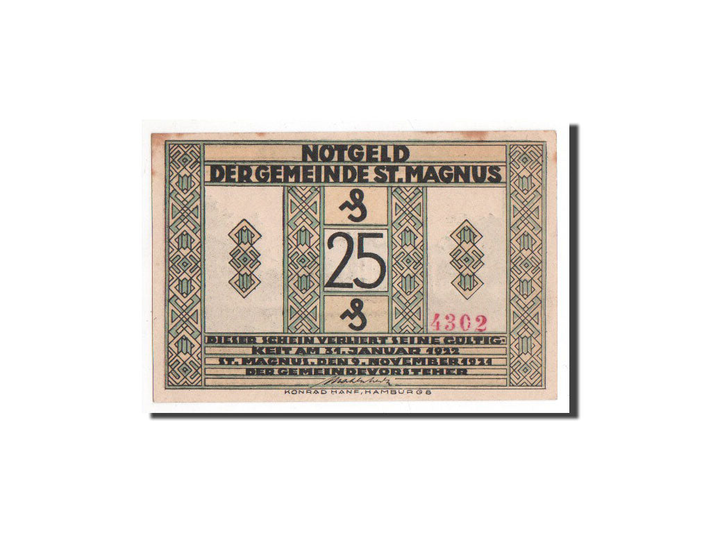 Banknote, Germany, Hannover, 25 Pfennig, 1921, UNC(64), Mehl:1166.1