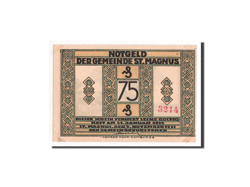 Banknote, Germany, Hannover, 75 Pfennig, 1921, UNC(64), Mehl:1166.1