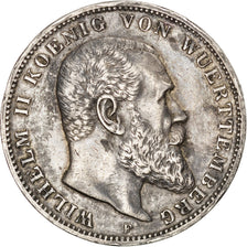 Stati tedeschi, WURTTEMBERG, Wilhelm II, 3 Mark, 1912, Freudenstadt, BB, Arge...