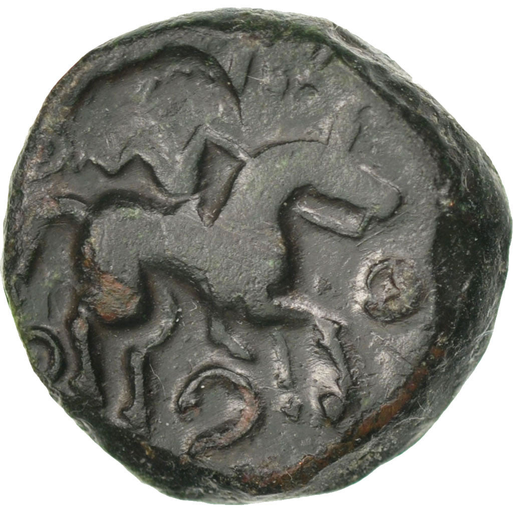 Nerviens, Belgique, Bronze VIROS au cavalier, DT 625