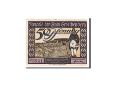 Banconote, Germania, Scheibenberg Stadt, 50 Pfennig, 1921, FDS, Mehl:1175.1a