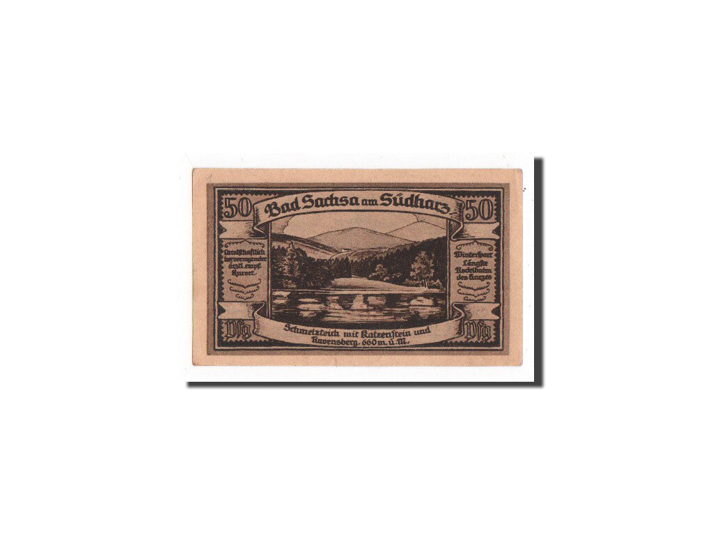 Banknote, Germany, Sachsa, 50 Pfennig, 1921, UNC(65-70), Mehl:1157.2