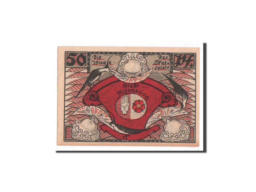 Banknote, Germany, Altenburg Stadt, 50 Pfennig, 1921, UNC(65-70), Mehl:21.2