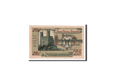 Banknote, Germany, Saalfeld, 25 Pfennig, 1921, UNC(65-70), Mehl:1155.1a
