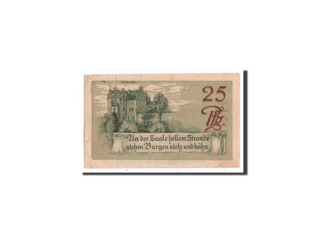 Banknote, Germany, Saalfeld, 25 Pfennig, 1921, UNC(65-70), Mehl:1155.1a