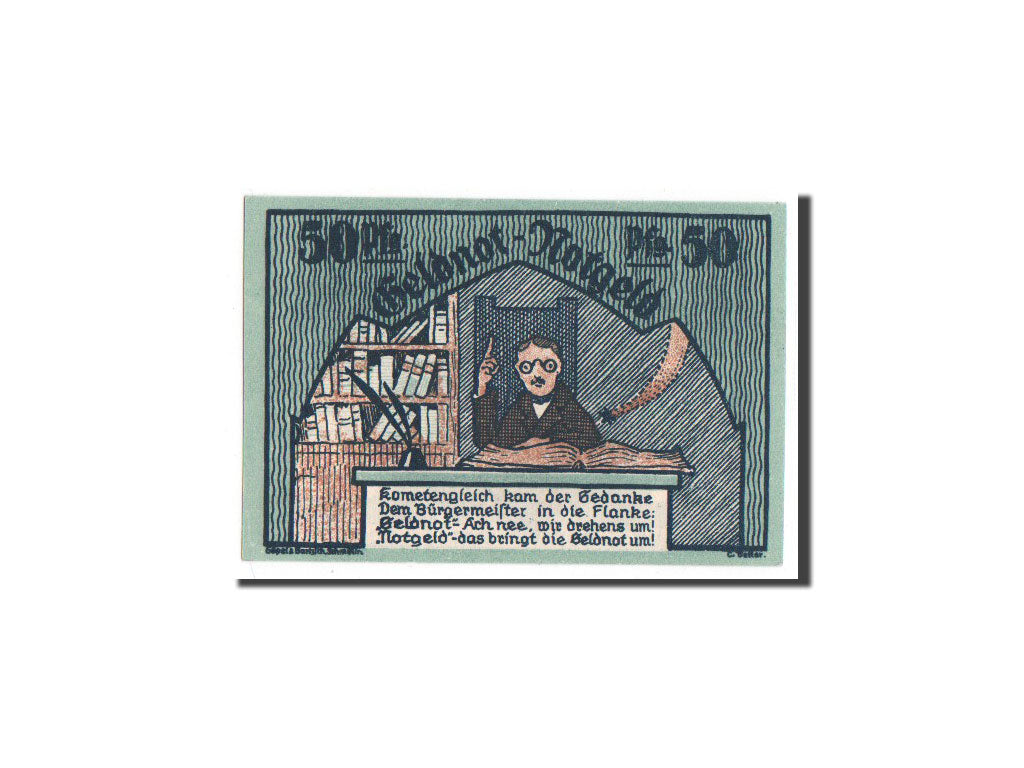 Banknote, Germany, Schmolln, 50 Pfennig, 1921, UNC(65-70), Mehl:1189.2