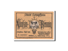 Banconote, Germania, Schopfheim Stadt, 50 Pfennig, 1921, FDS, Mehl:1201.1