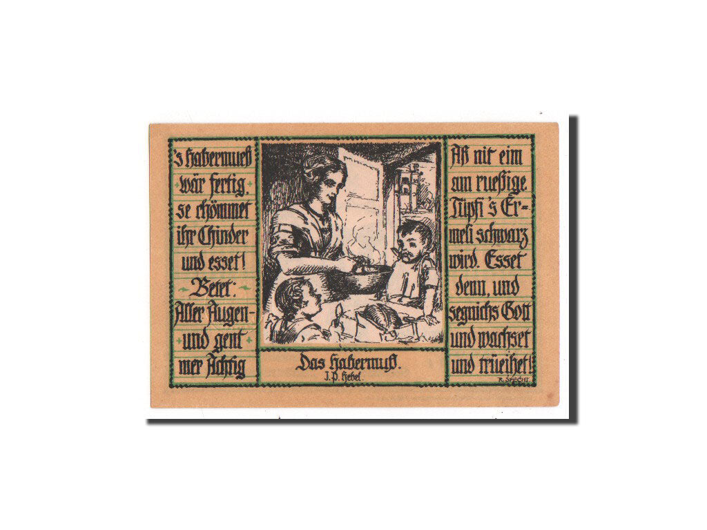 Geldschein, Deutschland, Schopfheim Stadt, 50 Pfennig, 1921, UNZ, Mehl:1201.1