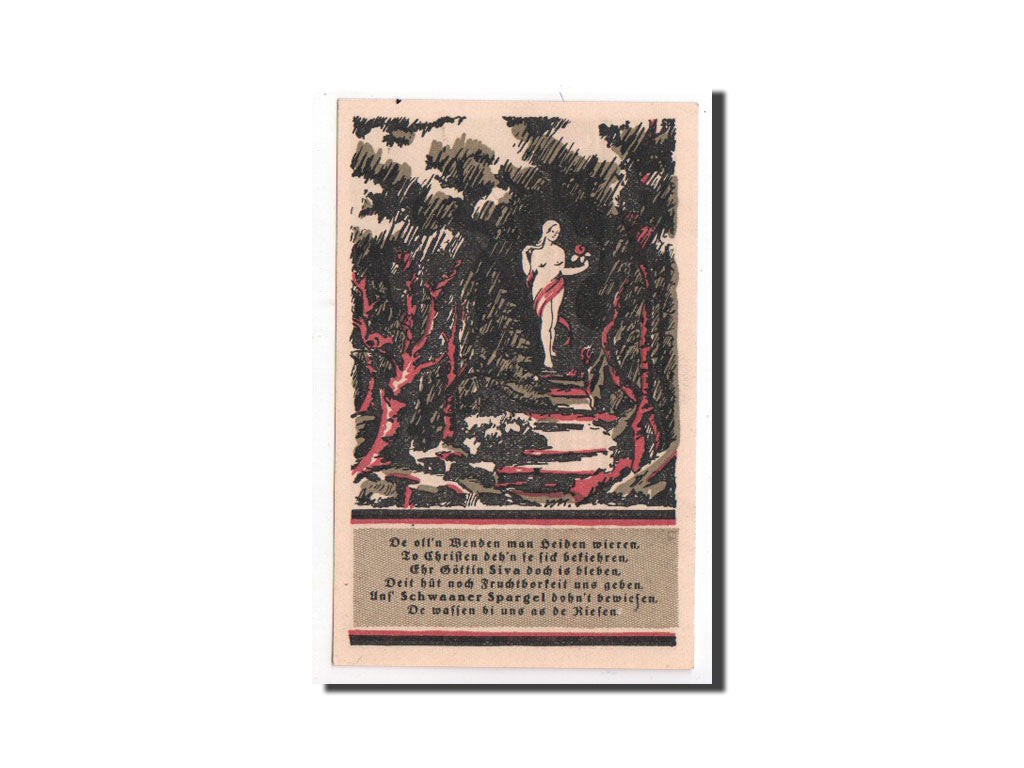 Banconote, Germania, Mecklenburg-Schwerin, 75 Pfennig, FDS, Mehl:1203.1