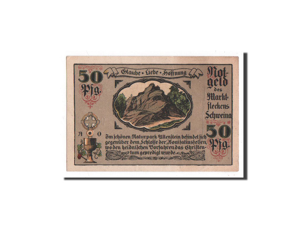 Germany, Schweina Marktflecken, 50 Pfennig, 1921, UNC(64), 90574, Mehl #1211.1