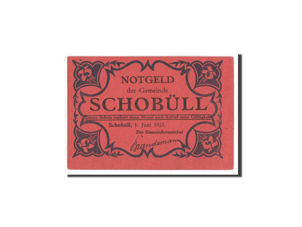 Banknote, Germany, Schobull, 75 Pfennig, 1921, UNC(65-70), Mehl:1194.7