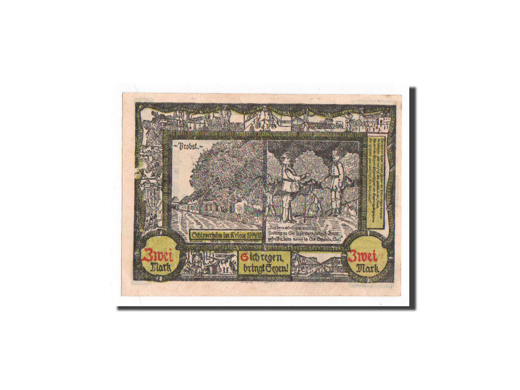 Banknote, Germany, Soldin, 2 Mark, 1921, 1921-05-01, UNC(64), Mehl:1235