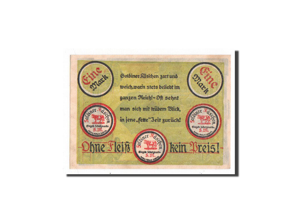 Banknote, Germany, Soldin, 1 Mark, 1921, 1921-05-01, UNC(65-70), Mehl:1235