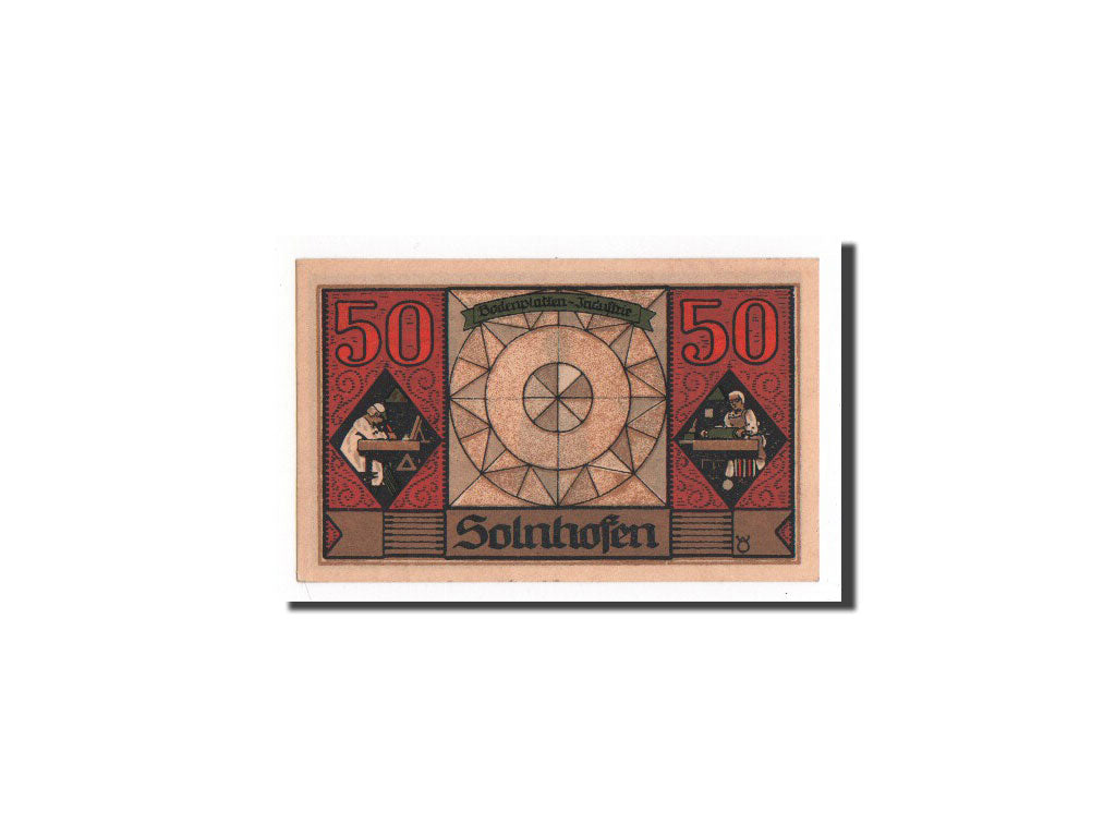Germany, Solnhofen Gemeinde, 50 Pfennig, 1921, UNC(65-70), 1345, Mehl #1236.1